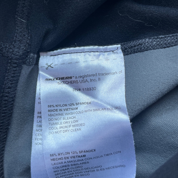 Skechers Black Floral Print Leggings – Women’s Size Large – High-Waisted - Picture 7 of 8